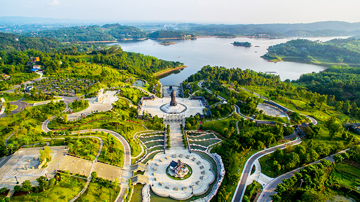 隆昌古宇湖景区图片